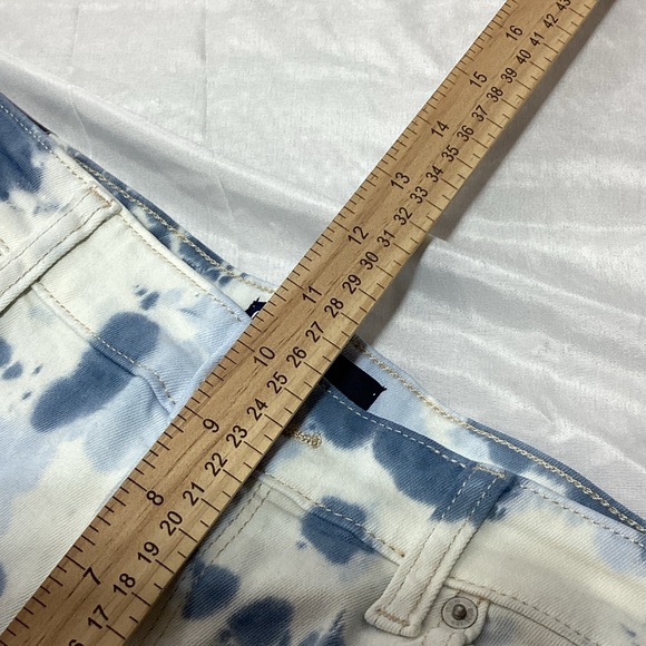 NWT GAP 12/31 Legging Skimmer Tie-Dye Denim - Picture 12 of 13